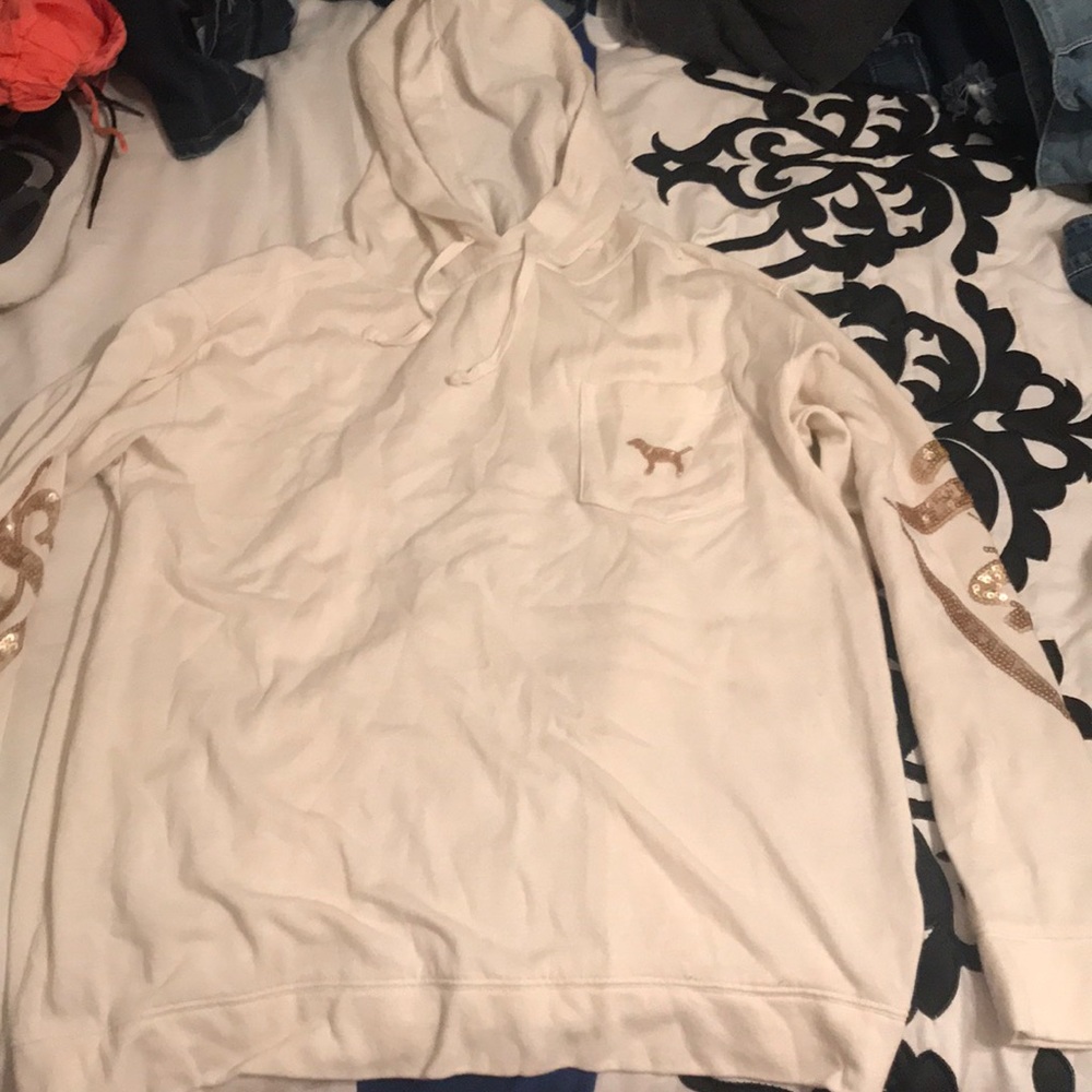 super cute small pink hoodie